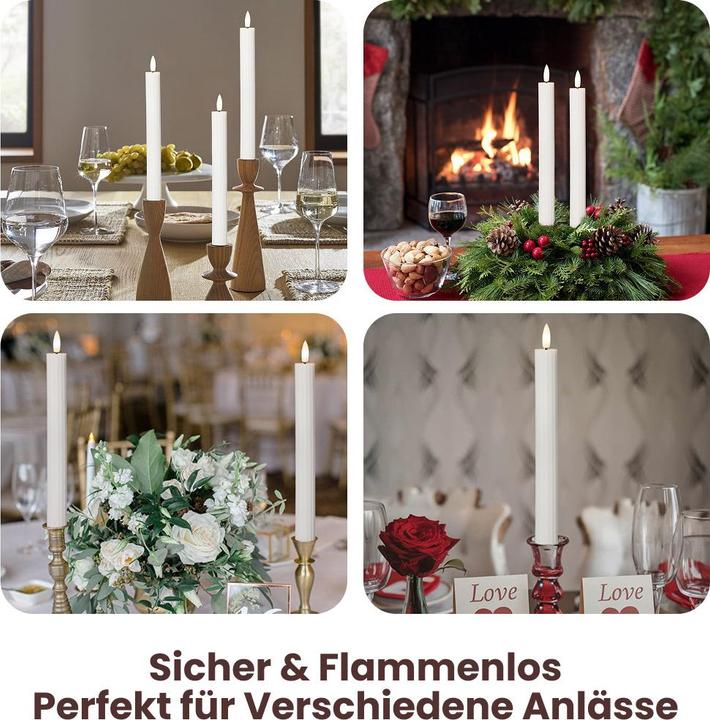 Actual product image Star Trading Dinner Kerze (2 x)