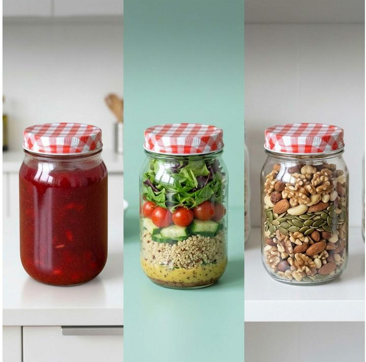 Productafbeelding Relaxdays Einmachgläser-Set (12 Pcs., 0.40 l)