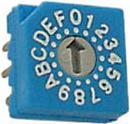 Actual product image Velleman Bcd Switch Hexadecimal Code Pcb Mounting