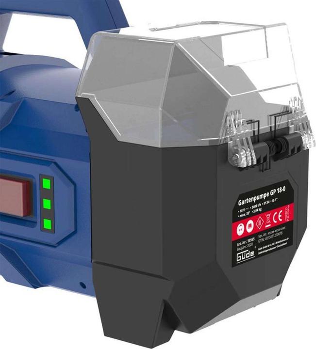 Actual product image Güde Battery Garden Pump GP 18-401-30 - 58564 (Garden pump)