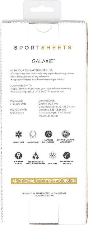 Image du produit Sportsheets Gode Nexus Galaxie Plum