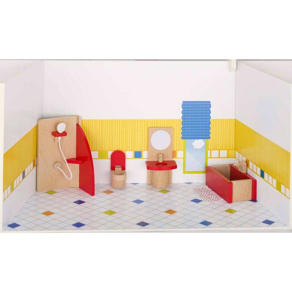 Thumbnail - Goki 51717 Puppenstuben-Zubehör Puppenhaus Badezimmer
