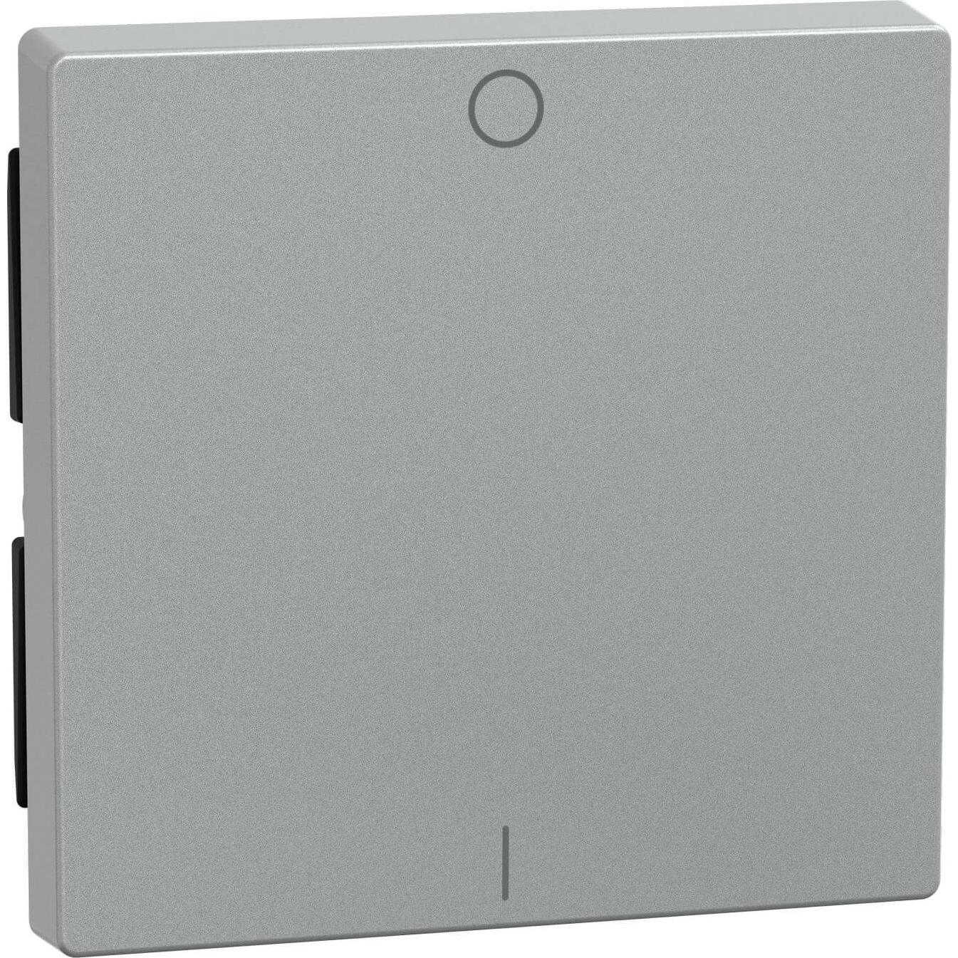 Merten, Zubehör Schalterprogramm, Wippe mit Kennzeichnung 0/ 1, aluminium, 433260