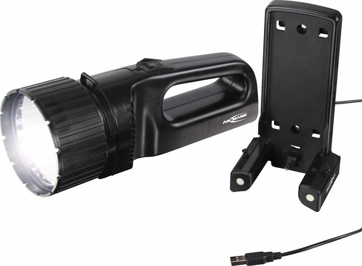 Image du produit Ansmann Lampe à main à piles noire (27.50 cm, 330 lm)