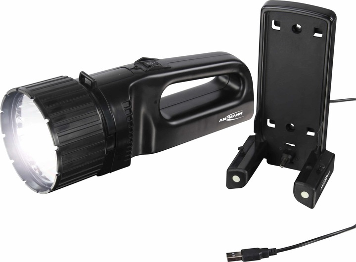 Produktbild Ansmann Akku-Handscheinwerfer Schwarz (27.50 cm, 330 lm)