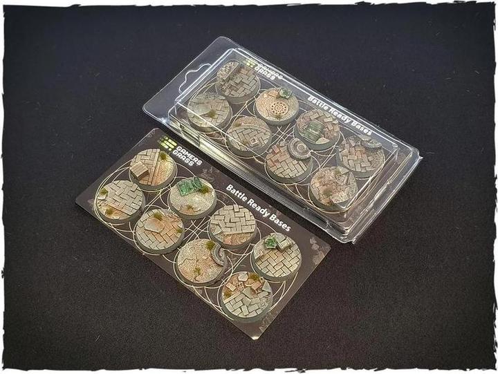 Image du produit Gamers Grass GGB-UWR32 - Bases de combat - Urban Warfare, 32 mm, rond (8 pièces)