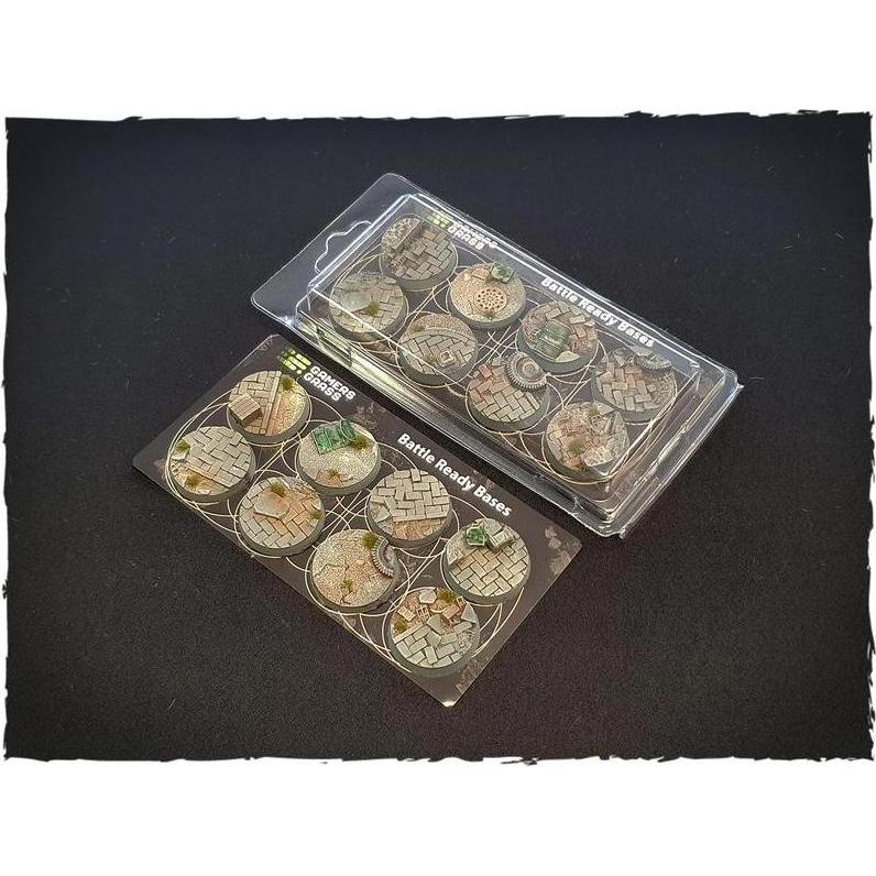 Gamers Grass GGB-UWR32 - Kampffertige Basen - Urban Warfare, 32 mm, rund (8 Stück)