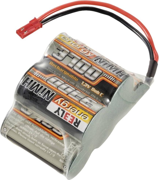 Reely Modellbau-Empfängerakku (NiMh) 6 V 3700 mAh Zellen-Zahl: 5 Sub-C Hump BEC (6 V, 3700 mAh)