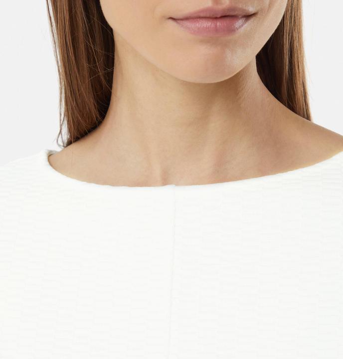 Actual product image Comma T-Shirt T-Shirt mit Strukturmuster und überschnittenen Schultern (48)