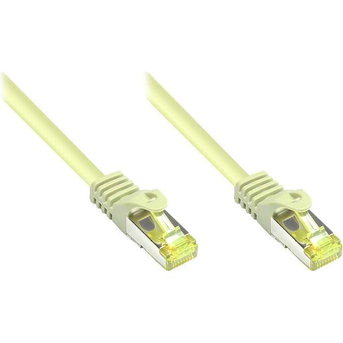 Good Connections RJ45 Patchkabel mitCat.7 Rohkabel und Rastnasenschutz (RNS), S/FTP, PiMF, halogenfrei, 600MHz, OFC (S/F...