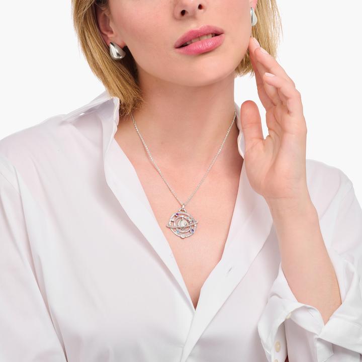 Image du produit Thomas Sabo Pendentif avec pierres multicolores argent (émail froid, Noirci, Argent sterling 925)