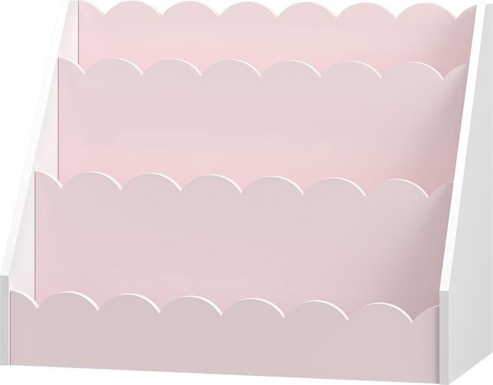 Produktbild En.Casa Kinderregal Vestnes 48x61x30 cm Cotton Candy/Weiss (61 x 29.50 x 48 cm)