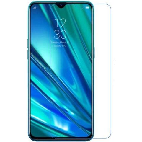 MU Budget Schutzglas Displayschutz (1 Stück, Realme 5 Pro), Smartphone Schutzfolie, Transparent