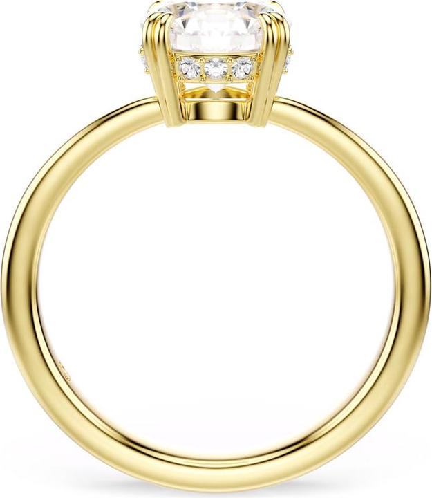 Immagine prodotto Swarovski Stilla Attract Cocktail Ring Rundschliff Weiss Goldlegierungsschicht (55)