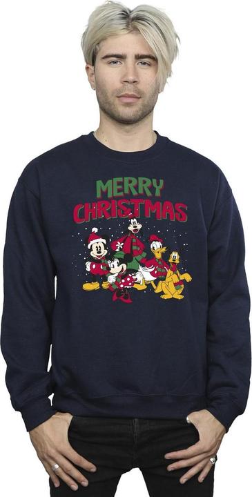 Immagine prodotto Disney Mickey Mouse Merry Christmas Characters Felpa Uomo (XL)