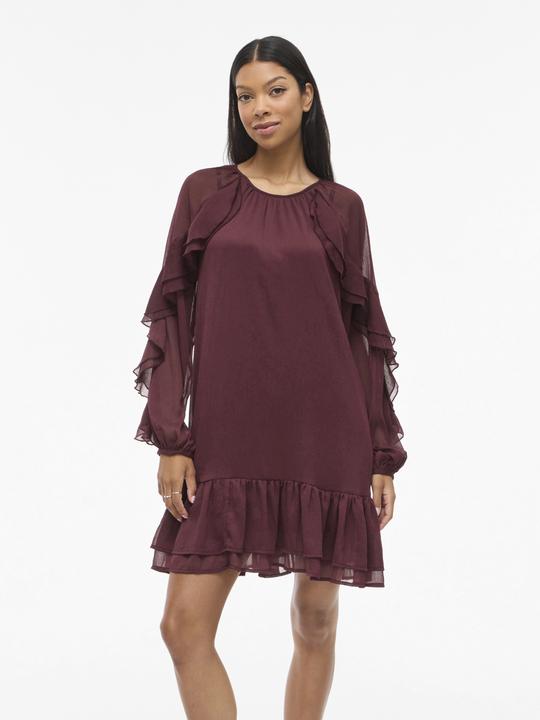 Produktbild Vila VIBINNA Rüschen Minikleid (36)