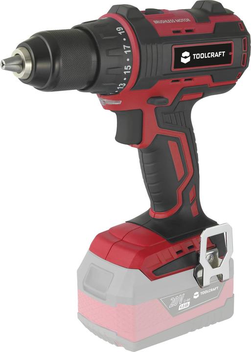 Actual product image Toolcraft 20 V brushless drill