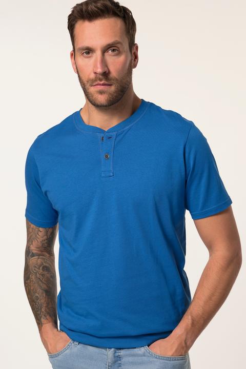 Produktbild JP1880 Henley, Bauchfit, Halbarm, Rundhals (5XL)