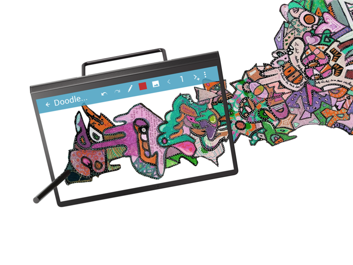 Actual product image Lenovo Yoga Tab 13 (WLAN only, 13", 128 GB, Shadow Black)