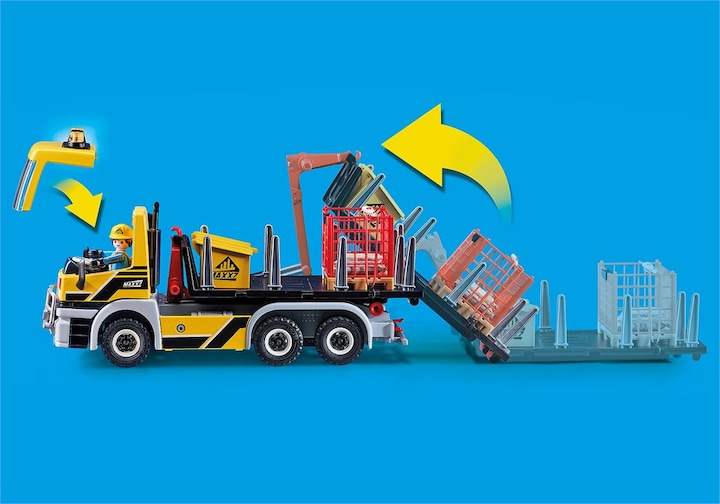 Produktbild Playmobil LKW mit Wechselaufbau (70444, Playmobil City Action)