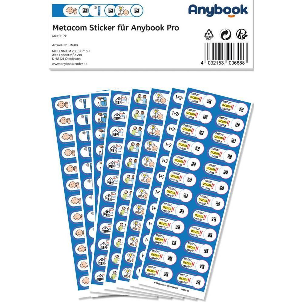 Anybook Sticker-Set Stickerset Metacom für Pro 480 St.