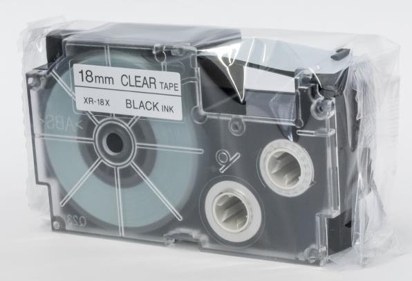 Produktbild Casio Schriftband XR (1.80 cm, Schwarz, Transparent)