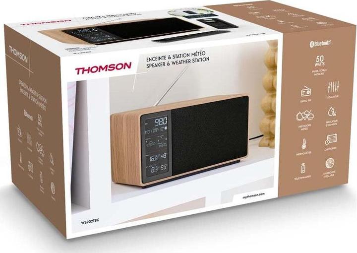 Actual product image Thomson Speaker + Weather Station WS202 (FM, Bluetooth)