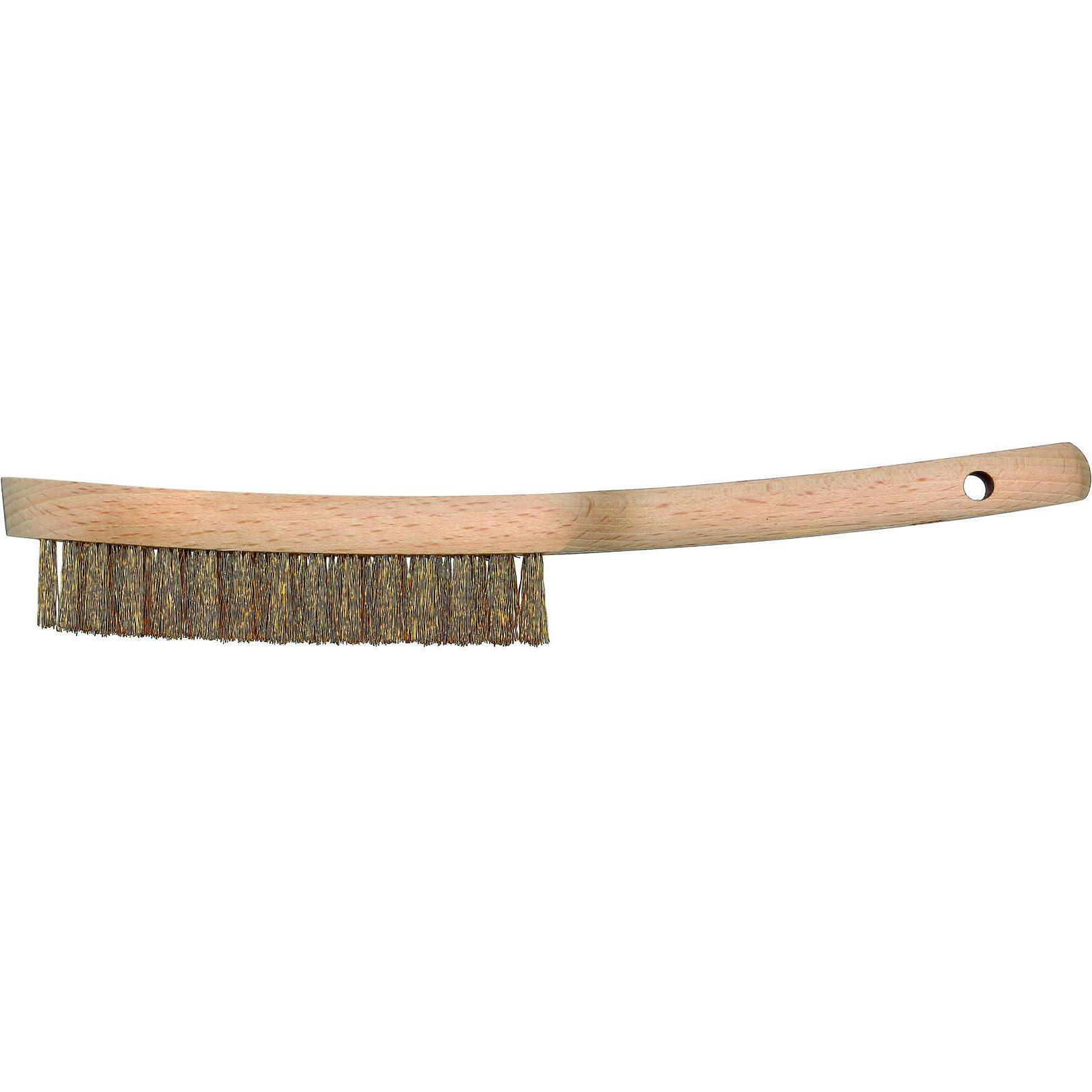 Gedore Red, Schleifmittel, red R93700043 Drahtbürste 3-reihig 290 mm Holzgriff