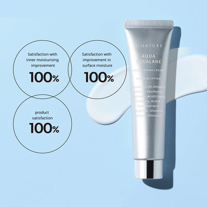 Actual product image S. Nature Aqua Squalane (80 ml, Day cream, Up to SPF 10)