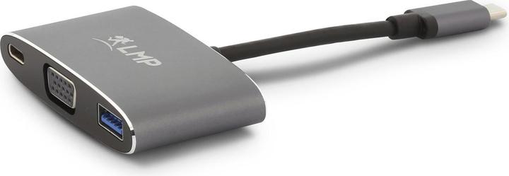 Produktbild LMP USB-C 3.1 zu VGA&USB3.0 Adapter (USB 3.0, USB Typ-C, VGA, 20 cm)