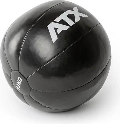 Image du produit ATX Medizinball - cuir synthétique - noir - 10 kg (10 kg, 320 mm)