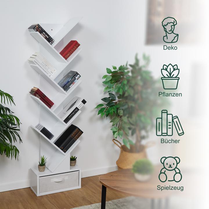 Actual product image Relaxdays Bookshelf (38 x 22 x 146 cm)