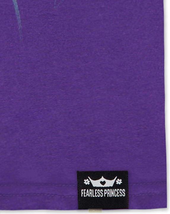 Produktbild Difuzed Disney Fearless Princess (Kids) - Ariel Girls Short Sleeved T-shirt Dress - 122/128 (122, 128)