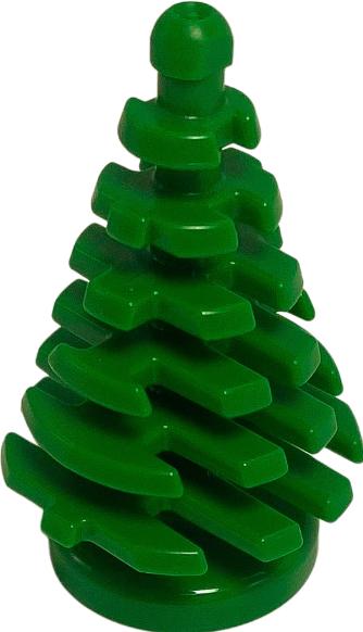 Actual product image LEGO small tree fir - Small Tree 2435 - 20x (2435, LEGO Accessories)