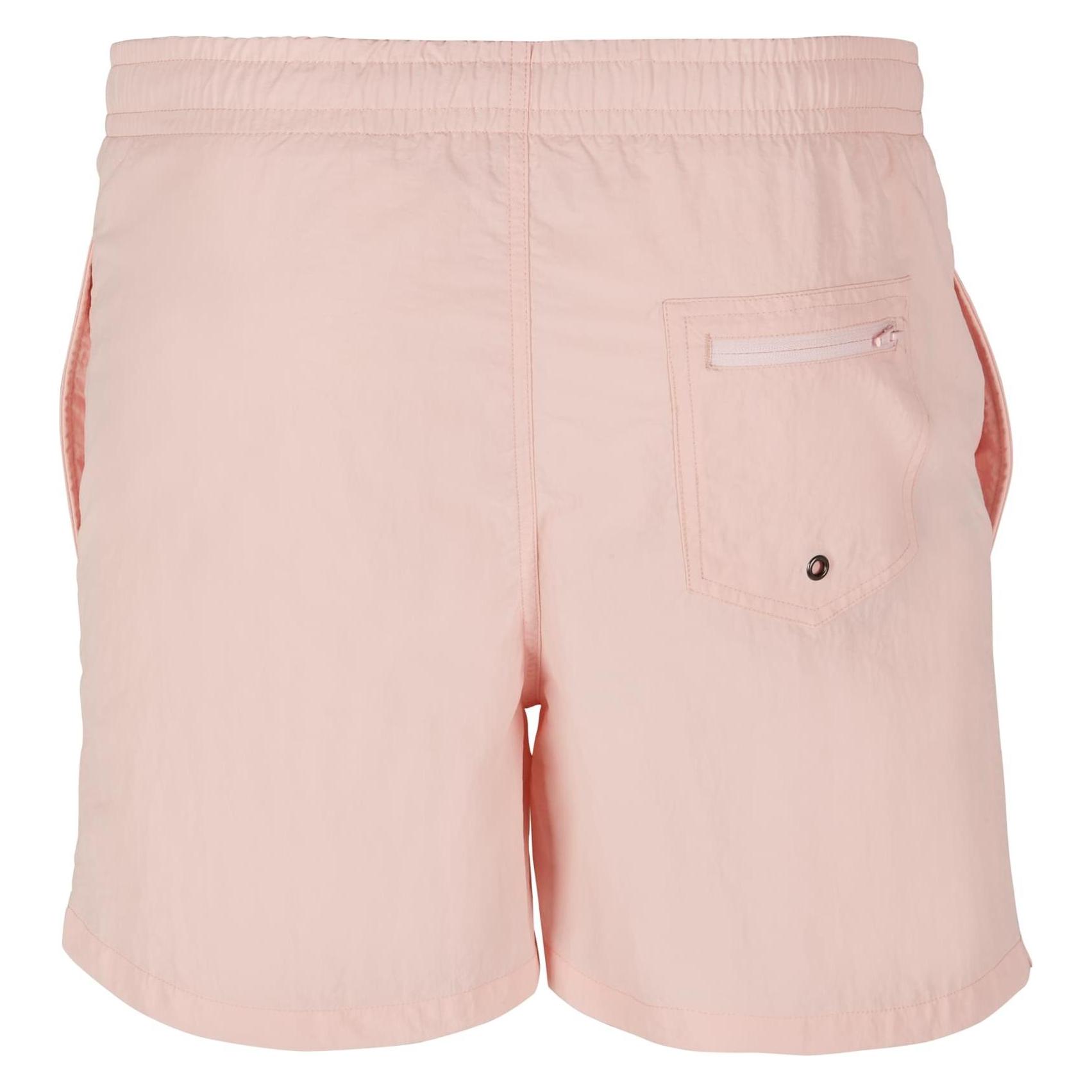 Build Your Brand, Herren, Badehosen, Swim Shorts, Pink, (Xxl)