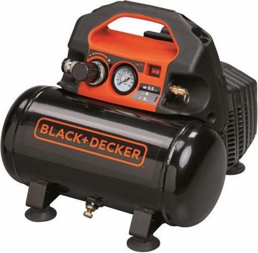 Immagine prodotto Black & Decker BLACK+DECKER SPRĘŻARKA BEZOLEJOWA 6L 0,5KM 8BAR 55 l/min (8 bar, 6 l)