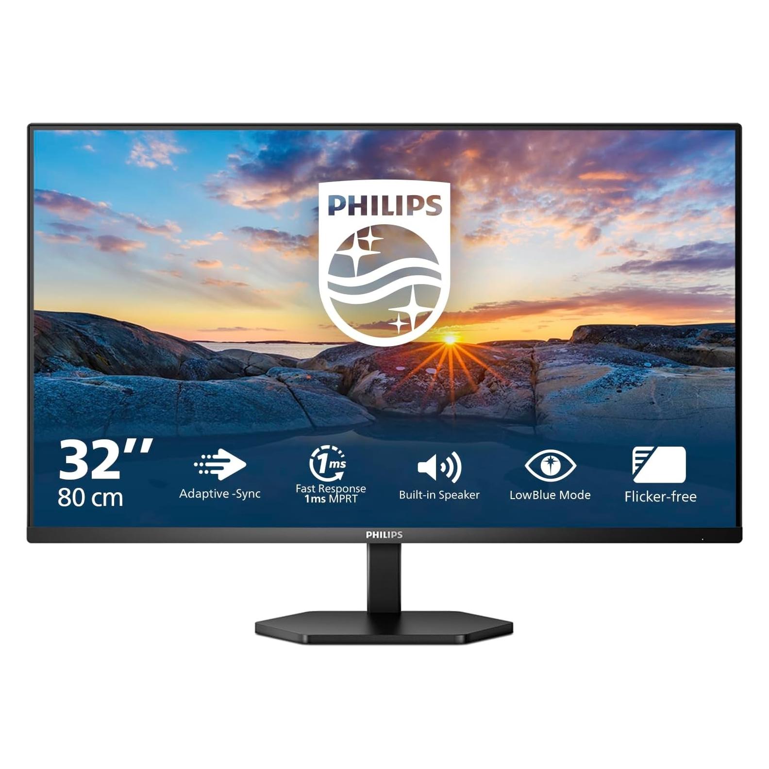 Philips 32E1N3100LA (1920 x 1080 Pixel, 31.50"), Monitor, Schwarz