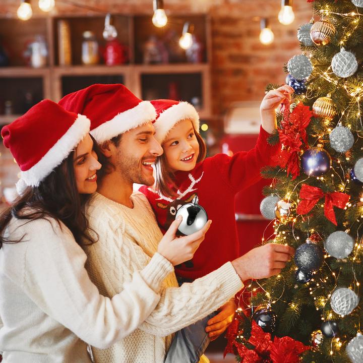Actual product image Relaxdays Christmas baubles set (100 -part)