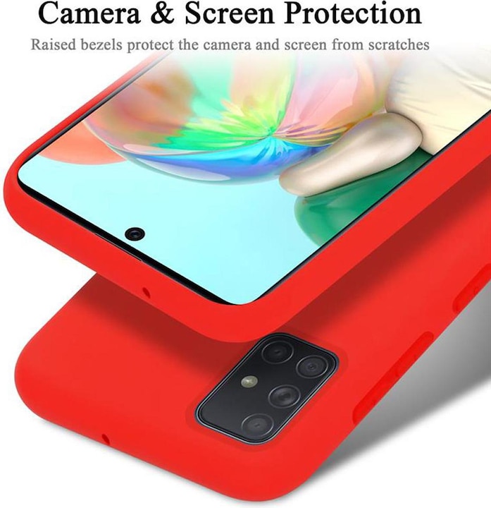 Actual product image Cadorabo TPU Liquid Silicone Case Cover (Samsung Galaxy M40s)
