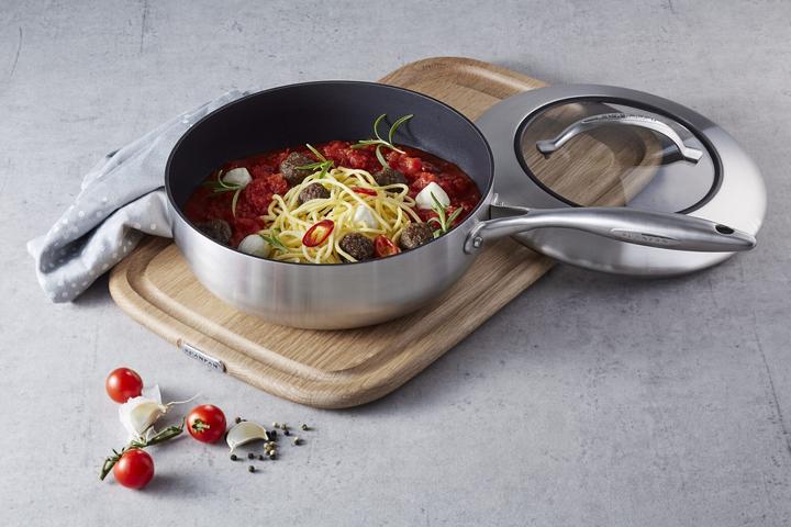 Produktbild Scanpan Schmorpfanne mit Deckel 28cm 65102800 (28 cm, Bräter + Schmortopf, Aluminiumguss)