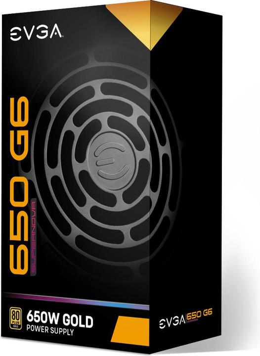Actual product image EVGA Alimentation ATX SuperNova G6 - 650W (Noir) (650 W)