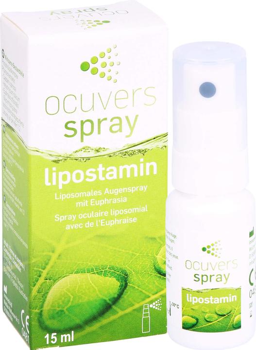 Actual product image Innomedis Ocuvers Spray lipostamin Augenspray, 15 ml Lösung (15 ml, 15 ml solution, Ocuvers Spray lipostamine eye spray)