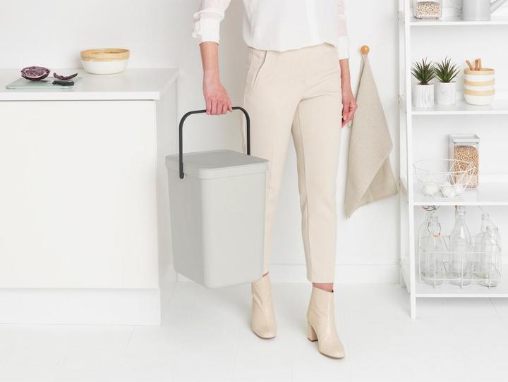 Immagine prodotto Brabantia Portarifiuti Sort & Go 25 l, grigio chiaro (25 l)