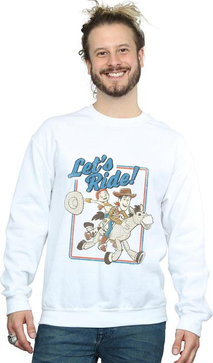 Actual product image Disney Mens Toy Story 4 Let's Ride Sweatshirt (4XL)