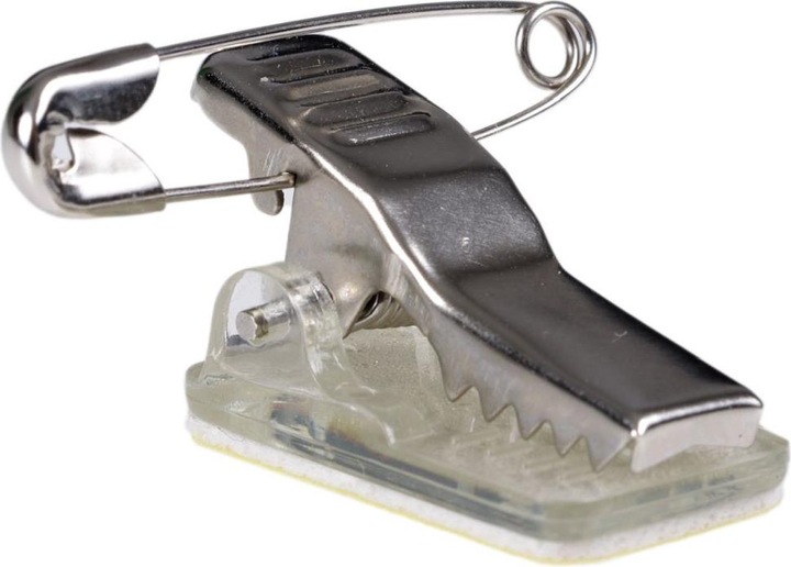 Immagine prodotto Europel Clip combinata, autoadesiva, 23 x 13 mm in plastica/metallo, per attaccare i portabadge