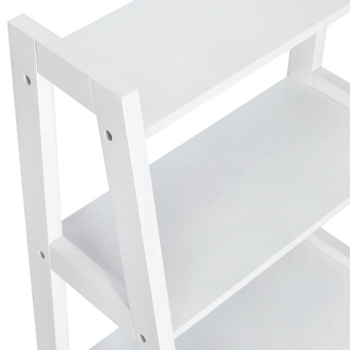 Productafbeelding Zeller Present Staand rek w. 4 planken, MDF, wit (43 x 32 x 90 cm)