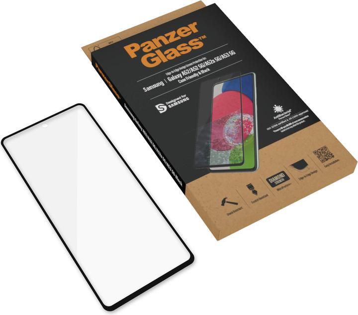 Actual product image PanzerGlass Edge to Edge (1 Piece, Samsung Galaxy A52 5G, Samsung Galaxy A52)