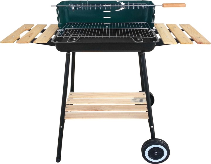 Actual product image Mirpol Rectangular Charcoal Grill on Wheels (29 cm)