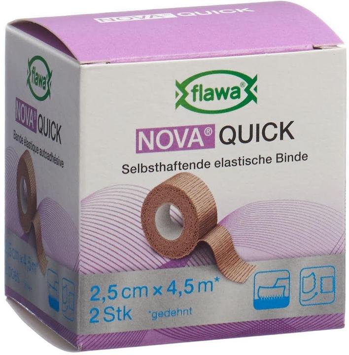 Produktbild Flawa Nova Quick kohäsive Reissbinde 2.5 cm x 4.5 m