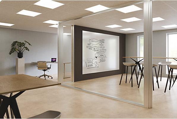 Image du produit kaiserkraft Tableau blanc sans cadre (198 x 98 cm)